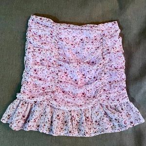 Free People purple mini skirt